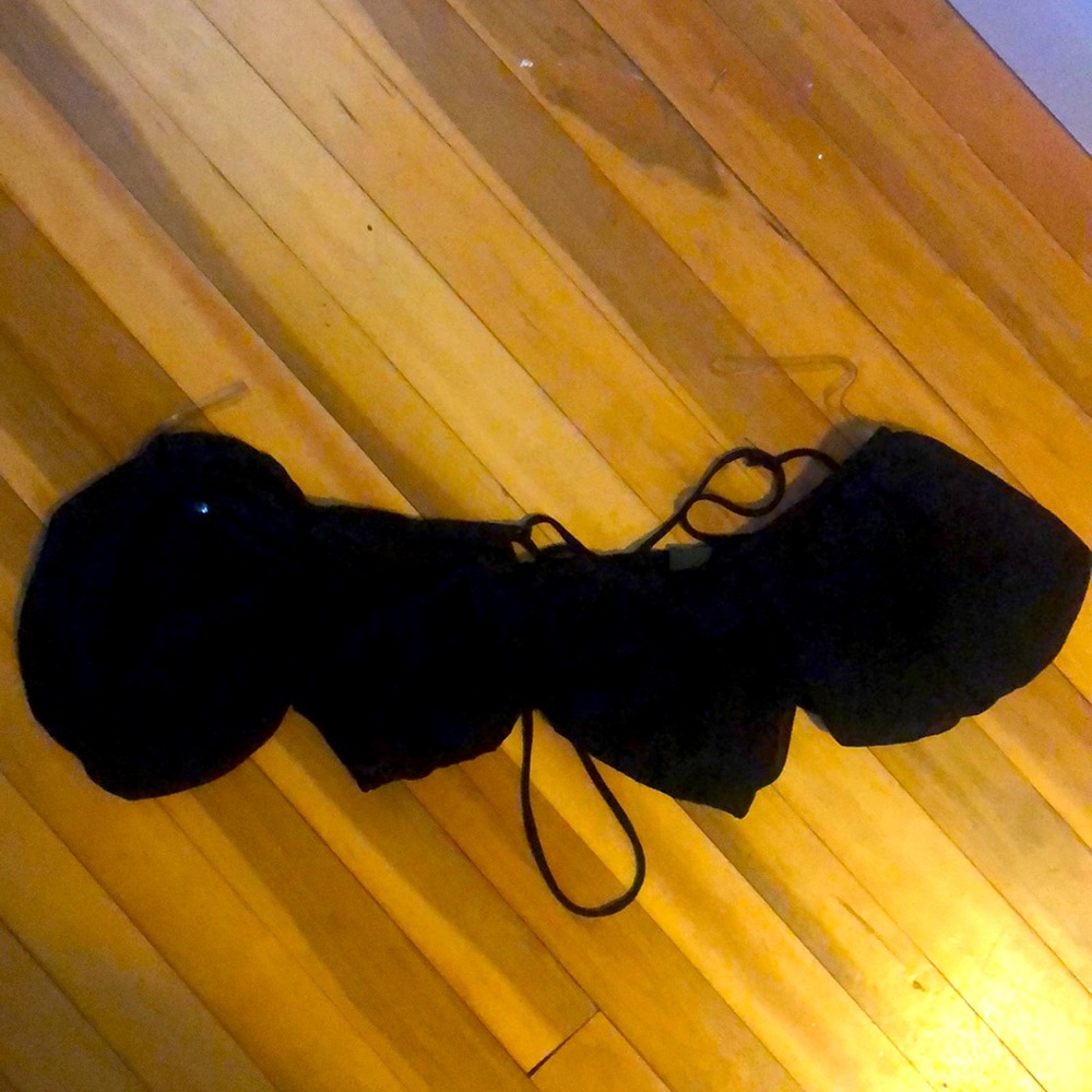 Wild Fable, black, XS, blouse crop top